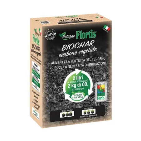 Carbone Vegetale BIOCHAR FLORTIS