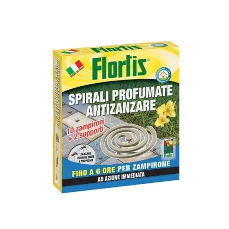 Spirali Antizanzare Profumate alla Citronella FLORTIS