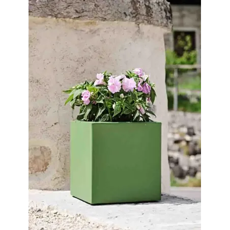 Vaso Cubo ANDE Resina Riciclata TERA