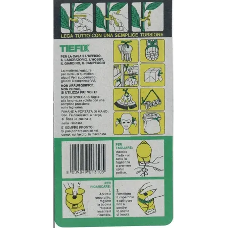 Filo per Legature Animato Plastificato 100 Metri TIEFIX