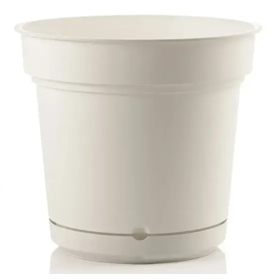 Vaso in plastica Hydral con sottovaso TERA