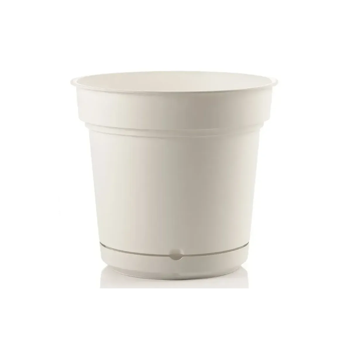 Vaso in plastica Hydral con sottovaso TERA