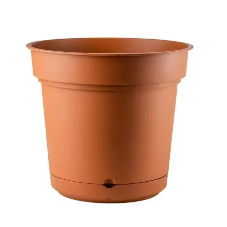 Vaso in plastica Hydral con sottovaso TERA