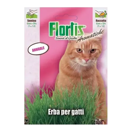 Semi di Erba per Gatti FLORTIS