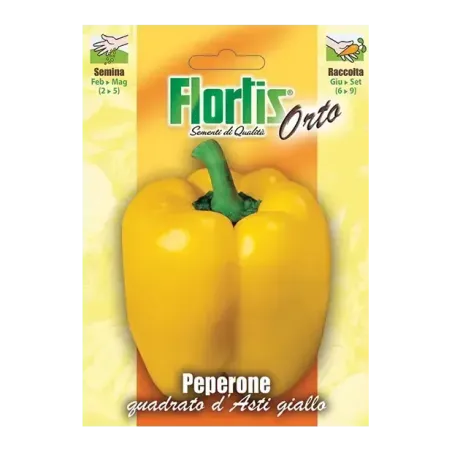 Semi Peperone Quadrato Giallo FLORTIS