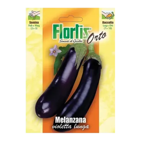 Semi Melanzana Violetta Lunga FLORTIS