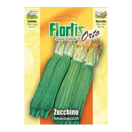 Semi di Zucchino Romanesco FLORTIS