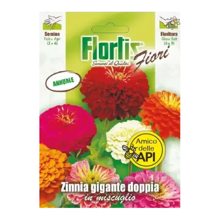 Semi di Zinnia Gigante Doppia FLORTIS