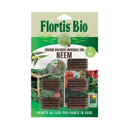 Concime Biologico in Bastoncini con NEEM FLORTIS