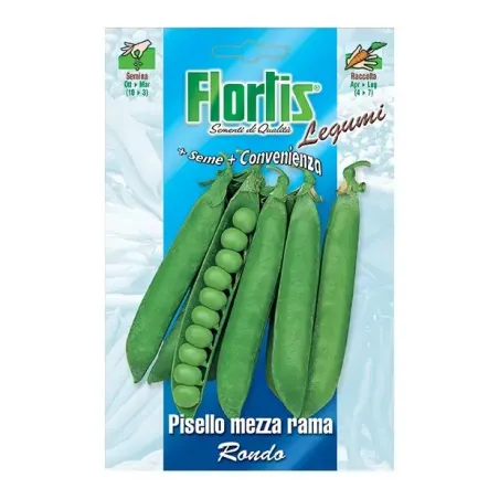 Semi di Pisello Mezza Rama Rondo FLORTIS