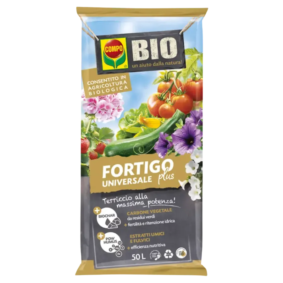 Terriccio Biologico FORTIGO PLUS COMPO