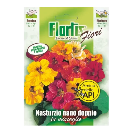 Semi di Nasturzio Nano Doppio Mix FLORTIS