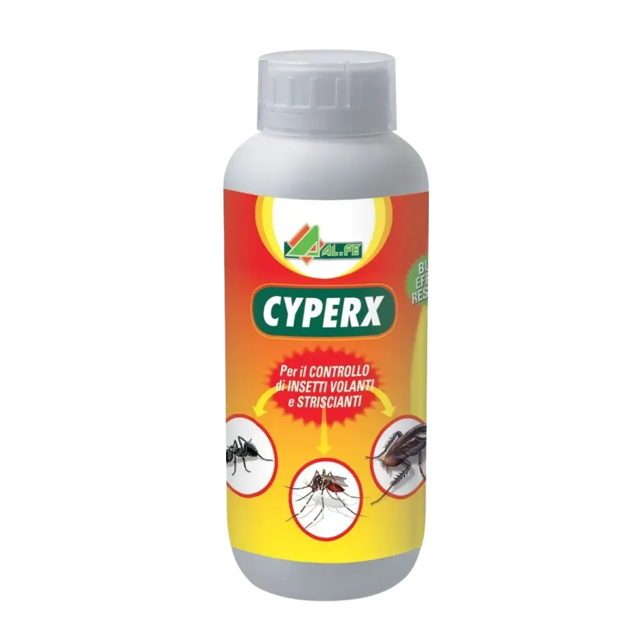 Insetticida zanzare, zecche, flebotomi e altri CYPERX ALFE Insetticida zanzare, zecche, flebotomi e altri CYPERX ALFE