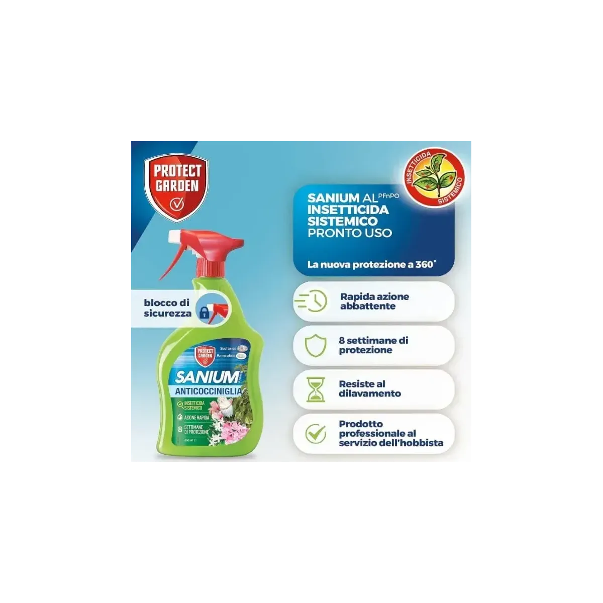 Anticocciniglia Pronto Uso SANIUM Protect Garden
