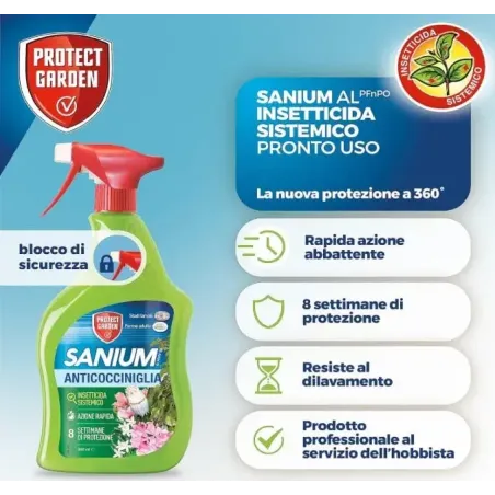 Anticocciniglia Pronto Uso SANIUM Protect Garden
