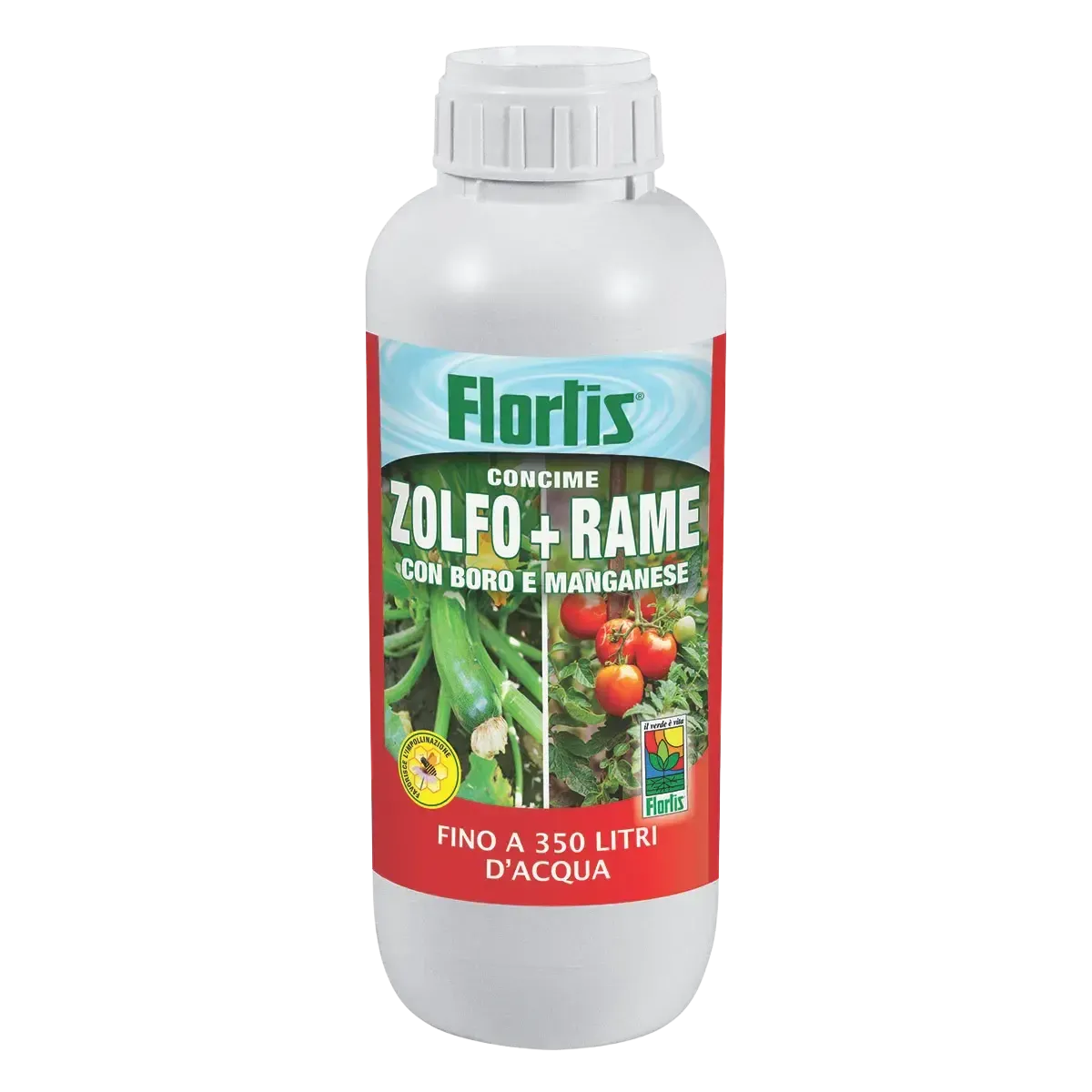 Concime Fungicida Zolfo e Rame con Boro e Manganese Liquido FLORTIS Concime Fungicida Zolfo e Rame con Boro e Manganese Liquido FLORTIS
