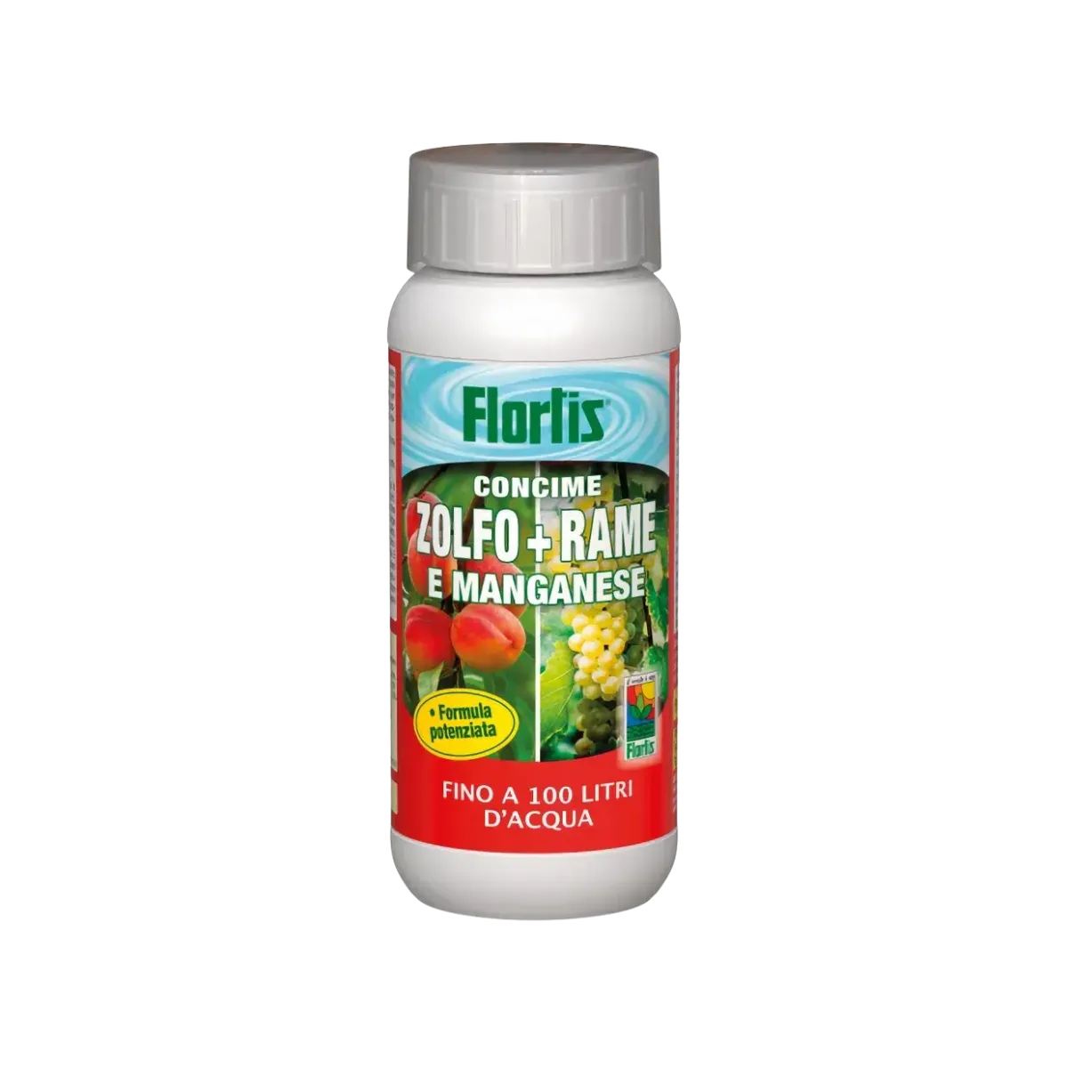 Concime Fungicida Zolfo e Rame con Manganese Liquido FLORTIS Concime Fungicida Zolfo e Rame con Manganese Liquido FLORTIS