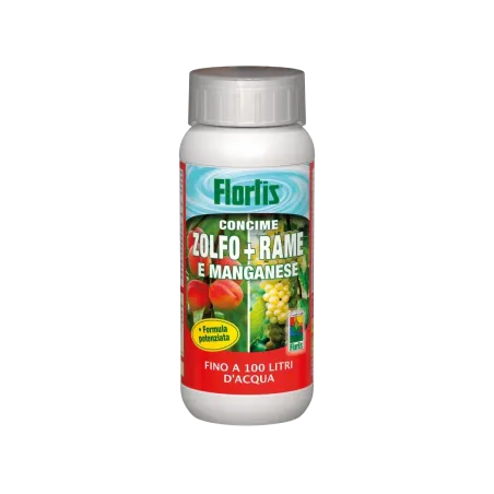 Concime Fungicida Zolfo e Rame con Manganese Liquido FLORTIS
