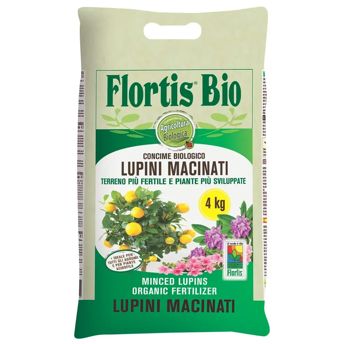 Lupini Macinati Concime Agrumi e Acidofile BIO FLORTIS