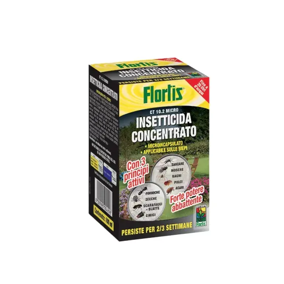 Insetticida Zanzare Concentrato per Giardino Lunga Durata FLORTIS