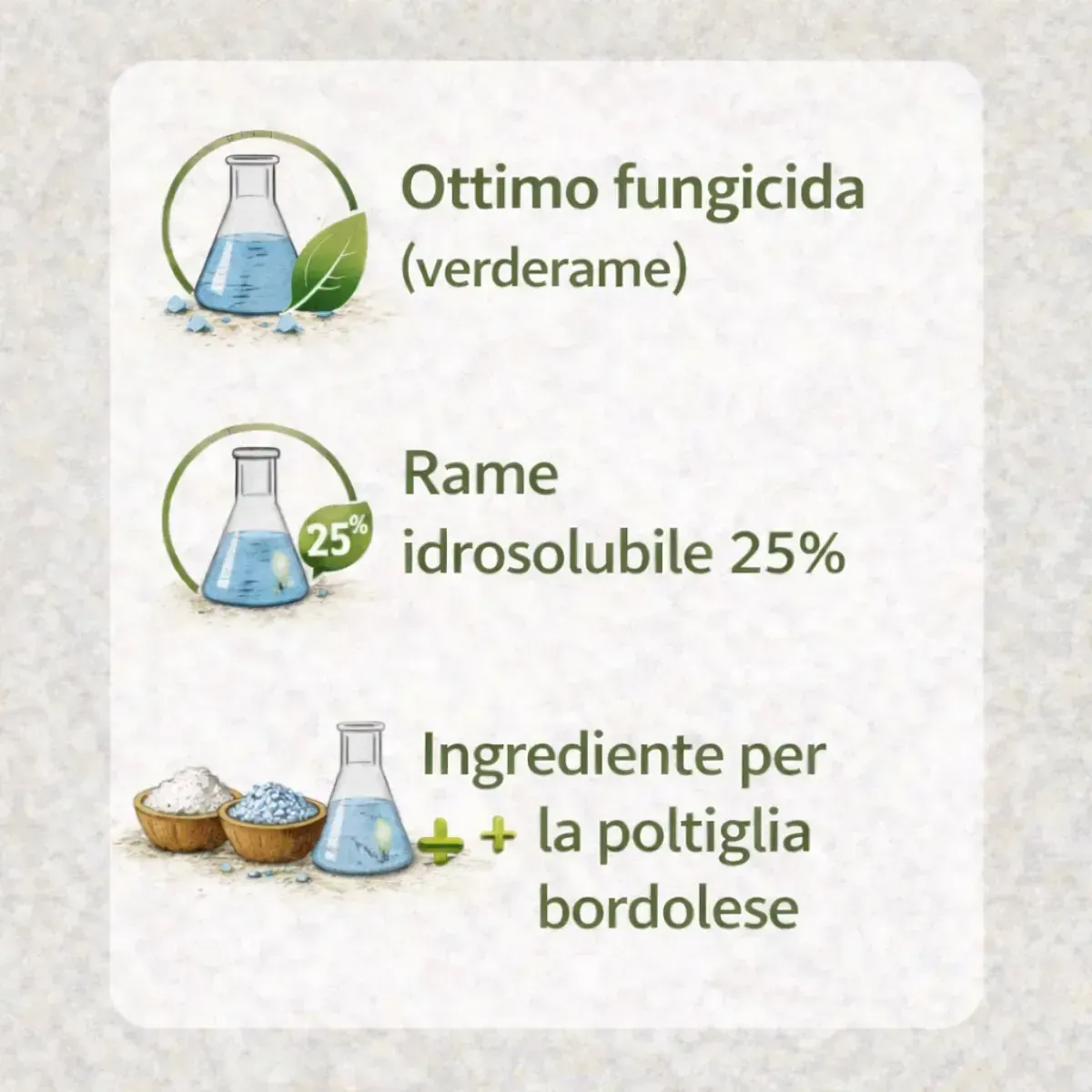 Solfato di Rame (VerdeRame) in polvere FLORTIS