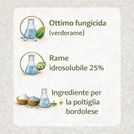 Solfato di Rame (VerdeRame) in polvere FLORTIS