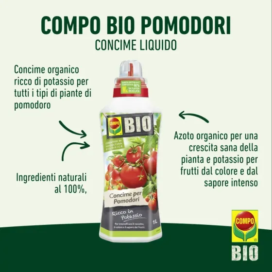 Concime per pomodori BIO COMPO