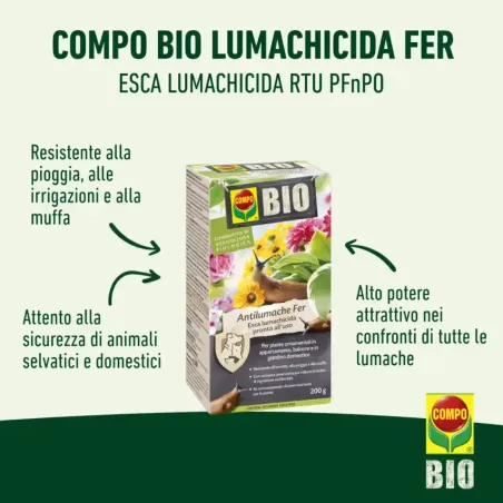Antilumache esca pronta BIO COMPO
