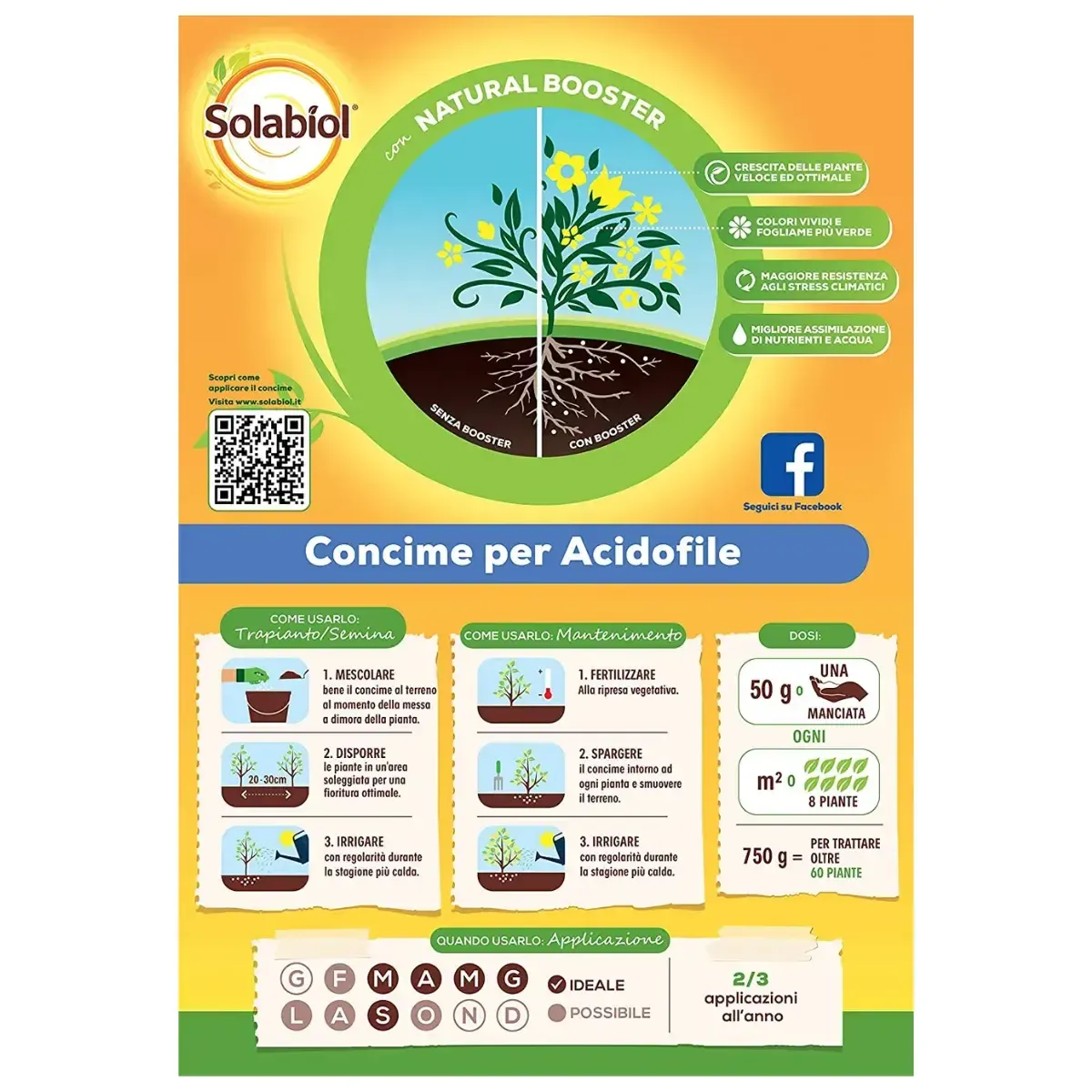Concime per Acidofile Granulare SOLABIOL