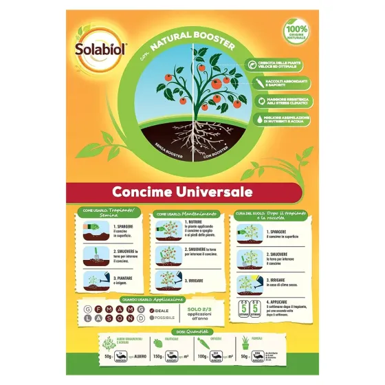 Concime Universale Granulare BIO SOLABIOL