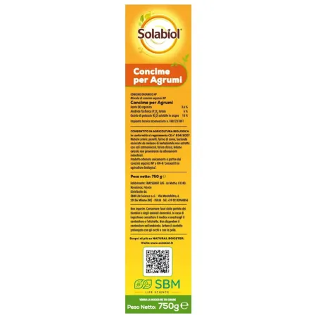 Concime per Agrumi Granulare BIO SOLABIOL