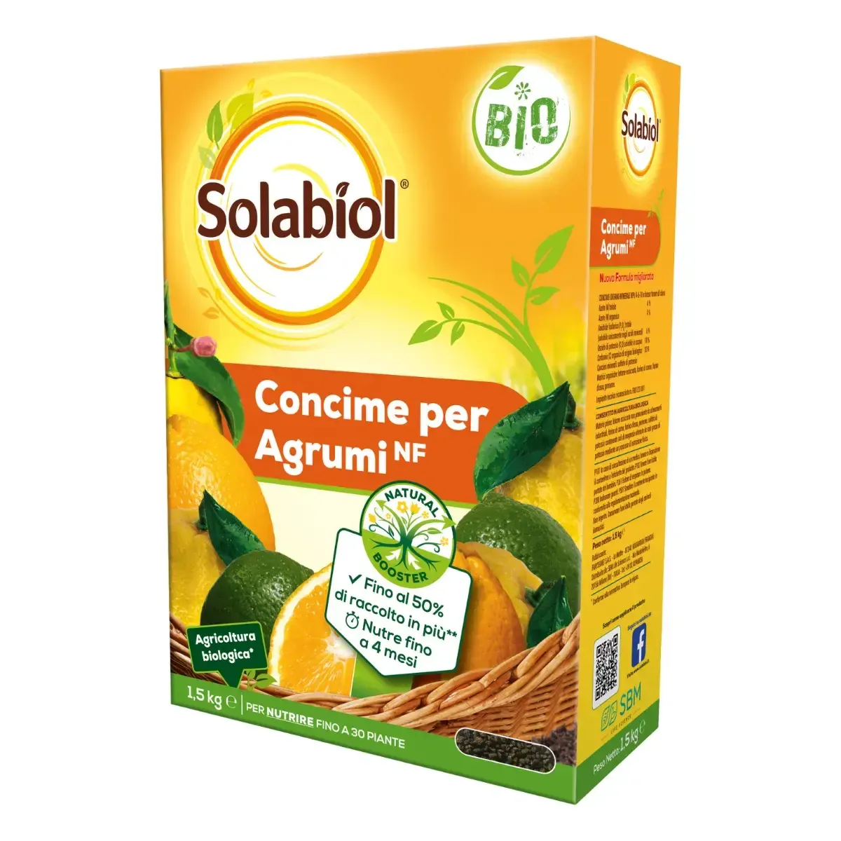 Concime per Agrumi Granulare BIO SOLABIOL