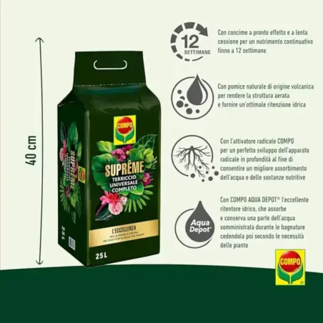Terriccio Universale Completo SUPREME COMPACT COMPO