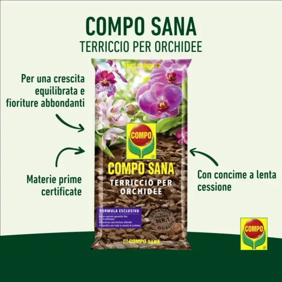 Terriccio per Orchidee COMPO SANA