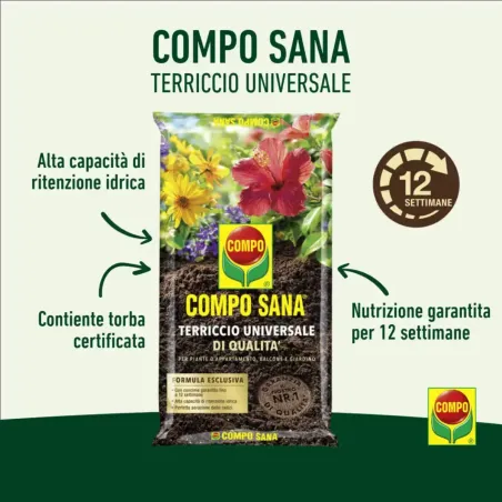 Terriccio Universale Concimato COMPO SANA