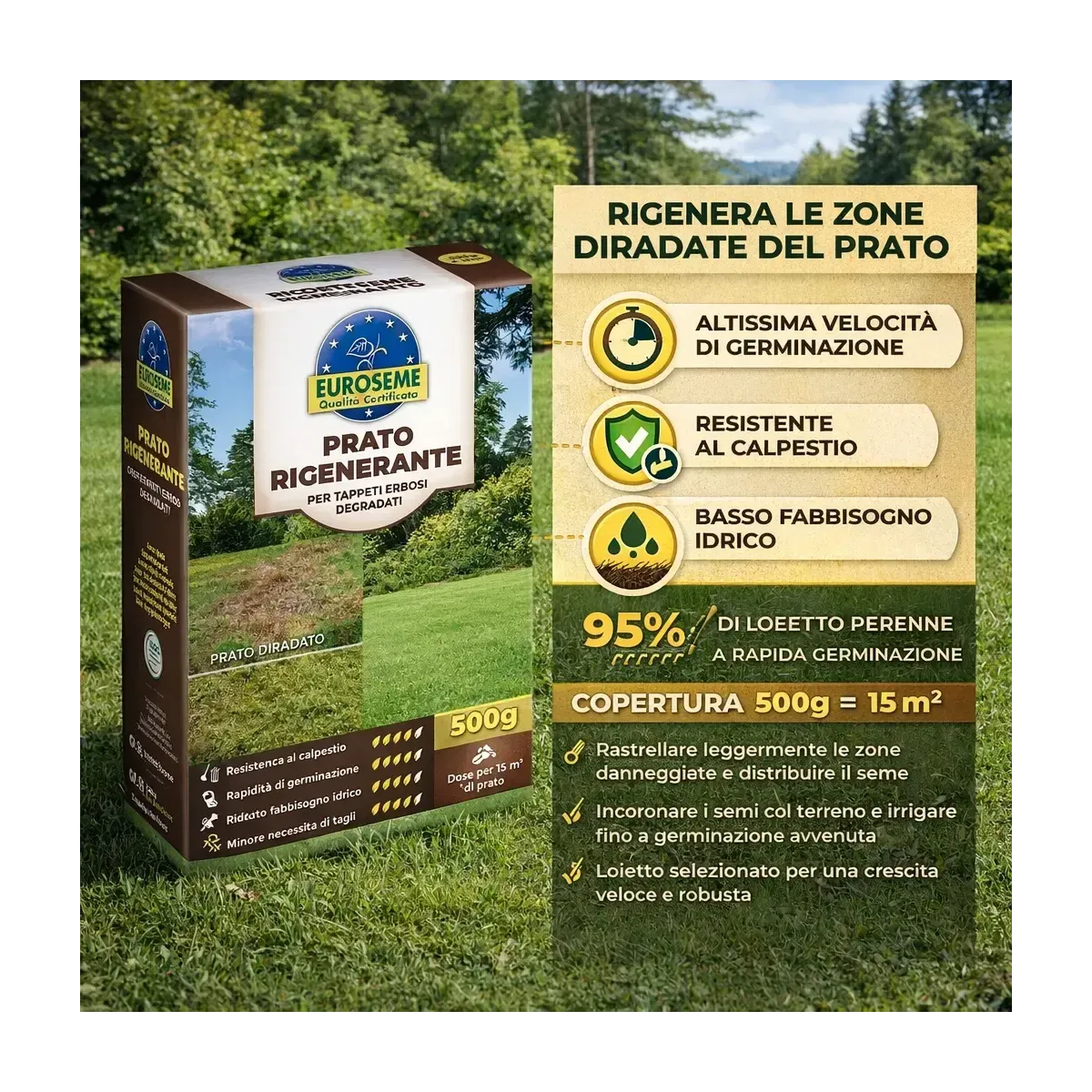 Semi prato Rigenerante EUROSEME