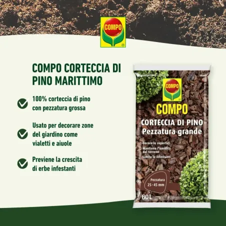 Corteccia di Pino Pezzatura Grande COMPO