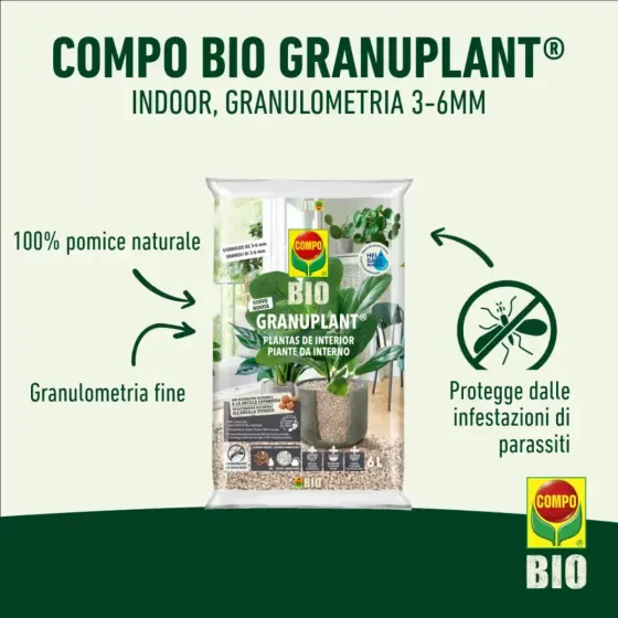 Granuplant da Interno Pomice Fine COMPO BIO
