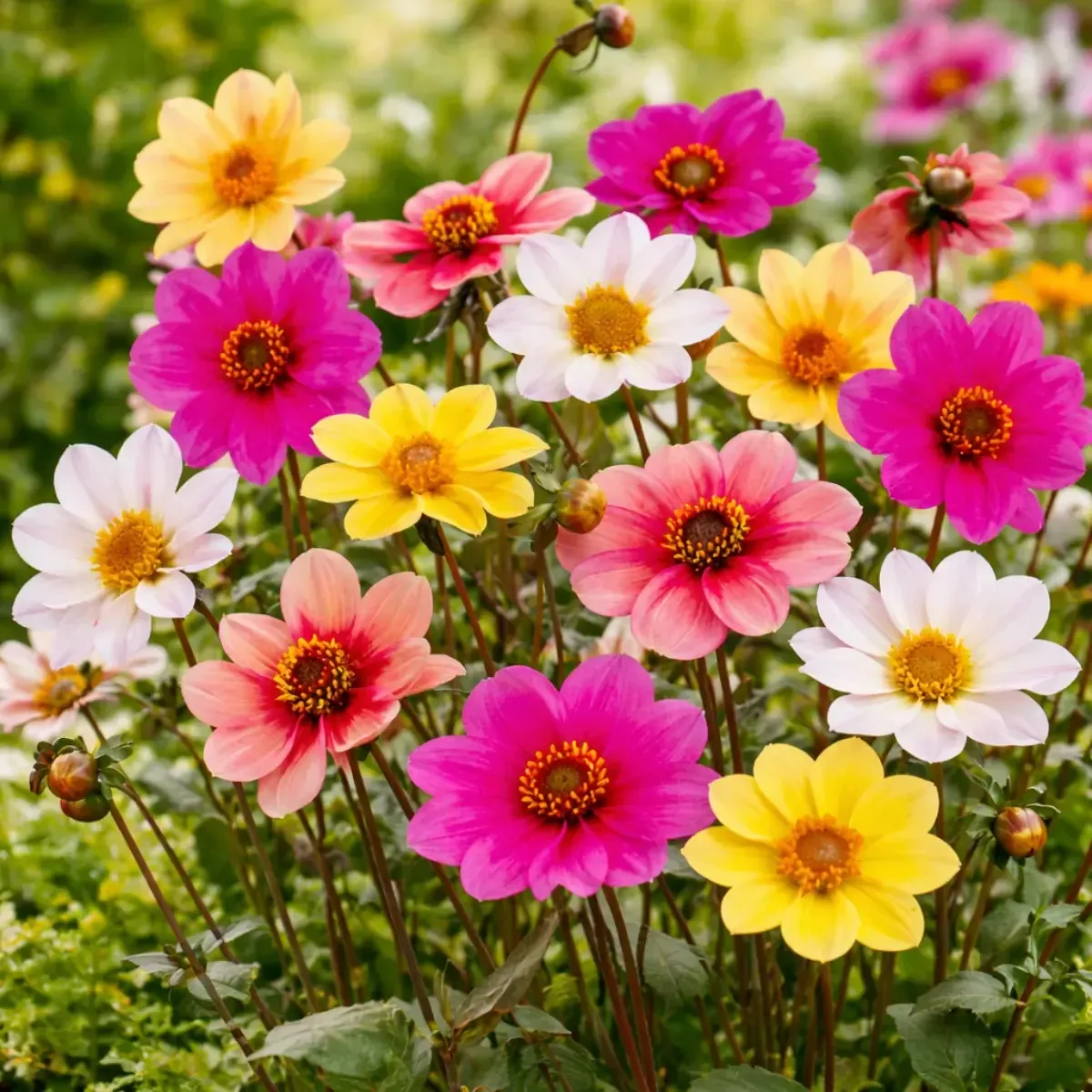 Bulbi di Dahlia Happy Single Mix JUB Holland