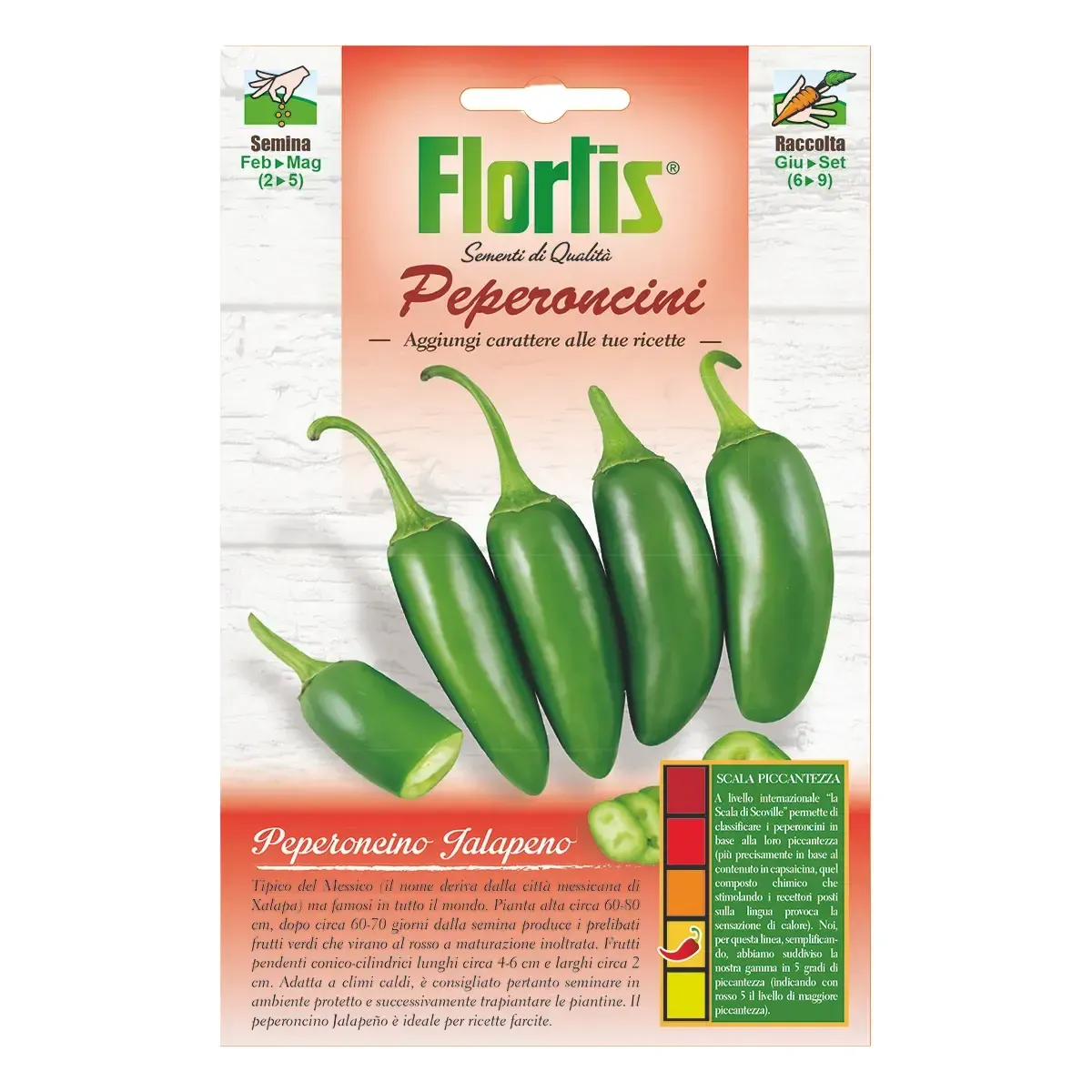Semi di Peperoncino Jalapeno FLORTIS