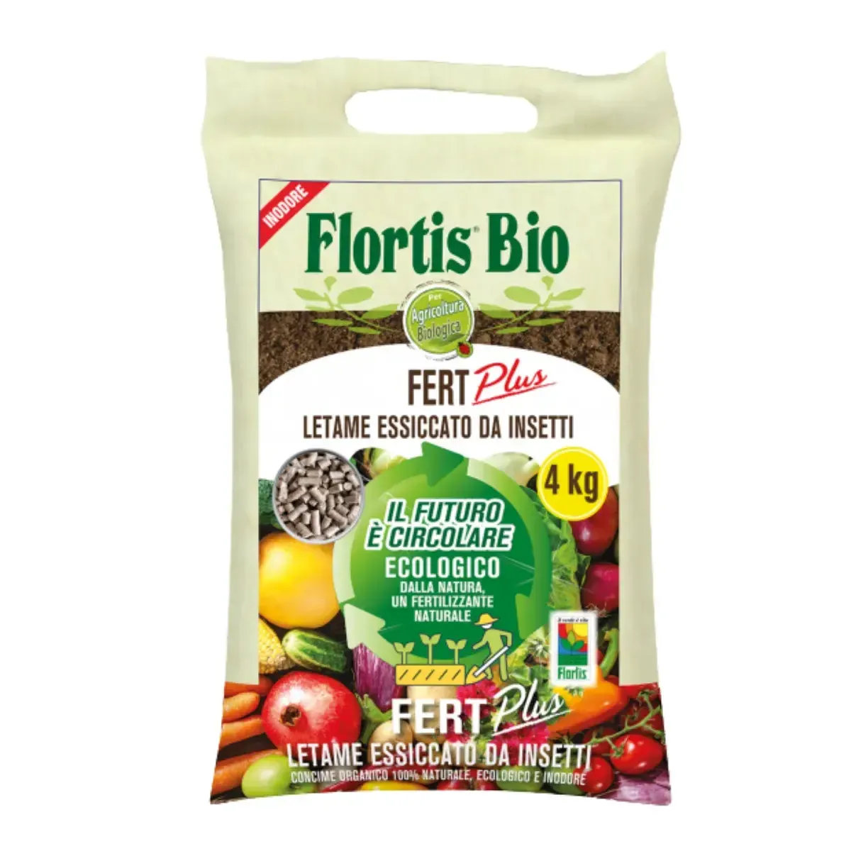 Letame Inodore Da Insetti in Pellet FLORTIS