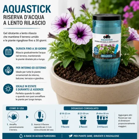 Riserva d'acqua per piante Aquastick CIFO