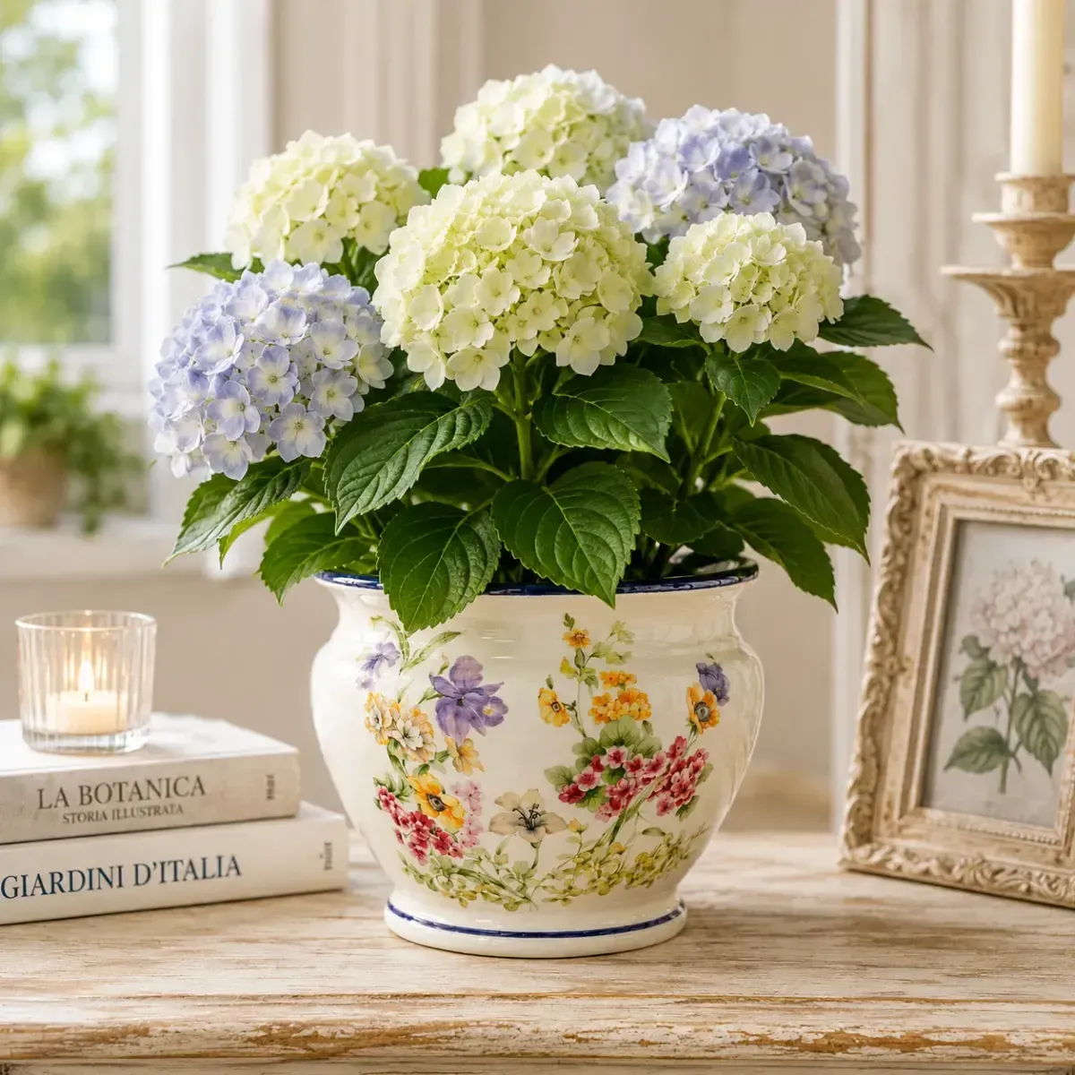 Coprivaso in Ceramica Armonie Floreali - Facciolini