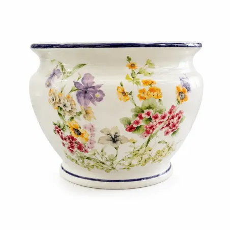 Coprivaso in Ceramica Armonie Floreali - Facciolini