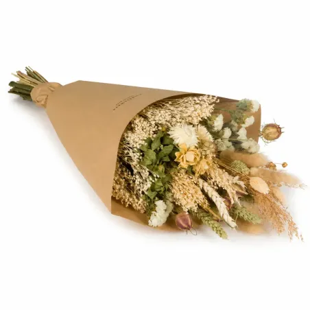 Bouquet Fiori Secchi Wildflowers Natural Cream FLORIETTE