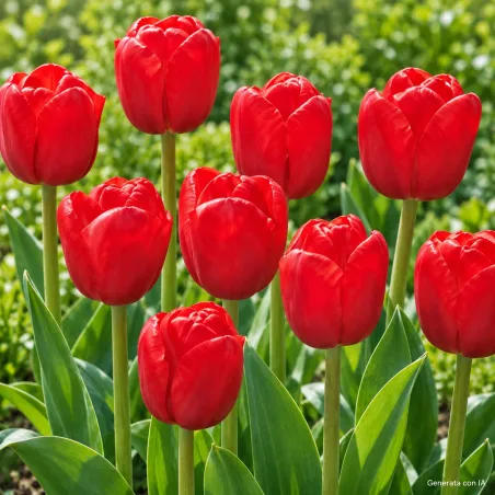 Bulbi di Tulipani Rossi Triumph | JUB Holland