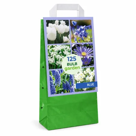 Maxi Bag Garden Blue JUB Holland - confezione da 125 bulbi blu e bianchi