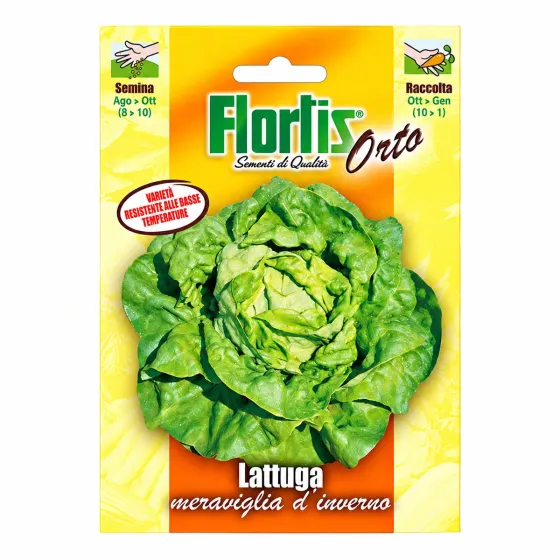 Bustina di semi di Lattuga Meraviglia d’Inverno Flortis