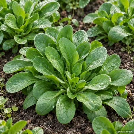 Rosette verdi di Valeriana d’Olanda a Seme Grosso