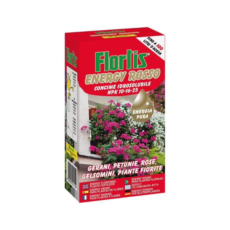 Concime per piante fiorite ENERGY ROSSO FLORTIS 